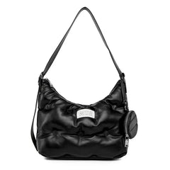 Brands Space Padded Large Tote Bag Women Handbags Nylon Down Cotton Shoulder Bag