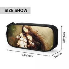 Bravely Default Pen Box Zipper Pouch Student Stationery Bag Gift