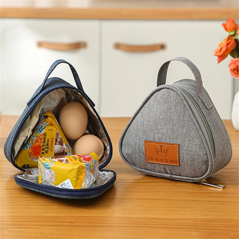 Small Triangular Rice Ball Lunch Box Bag