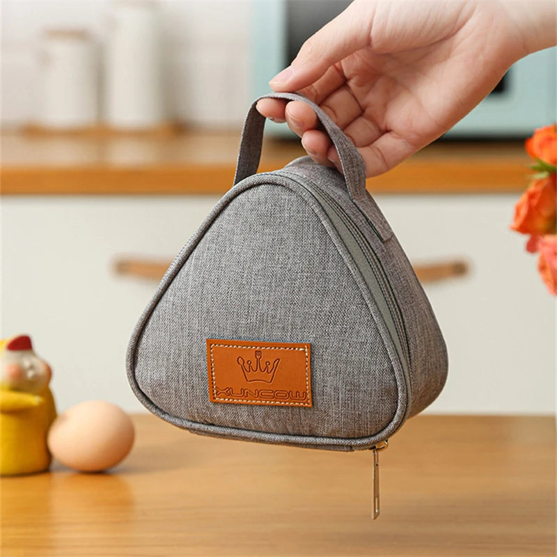 Small Triangular Rice Ball Lunch Box Bag