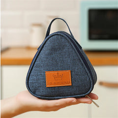 Small Triangular Rice Ball Lunch Box Bag