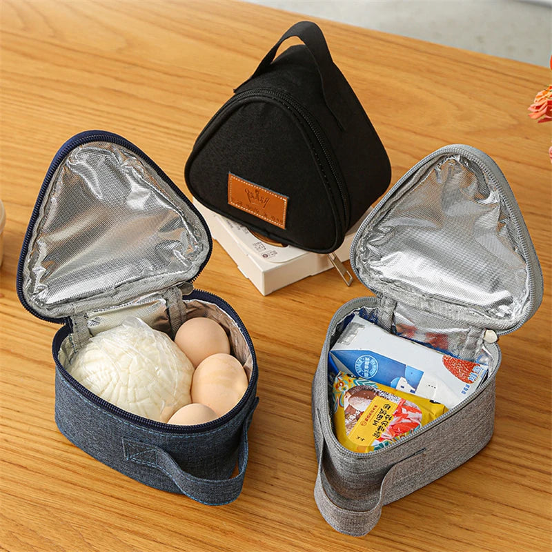 Small Triangular Rice Ball Lunch Box Bag