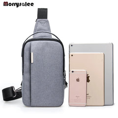 Men Leisure Shoulder Bags Men's Chest Bag Inclined Multi-functional Men Bags