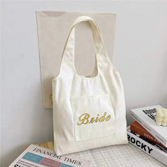 Cartoon Shoulder Bag Canvas Vest Tote Shopping Bags