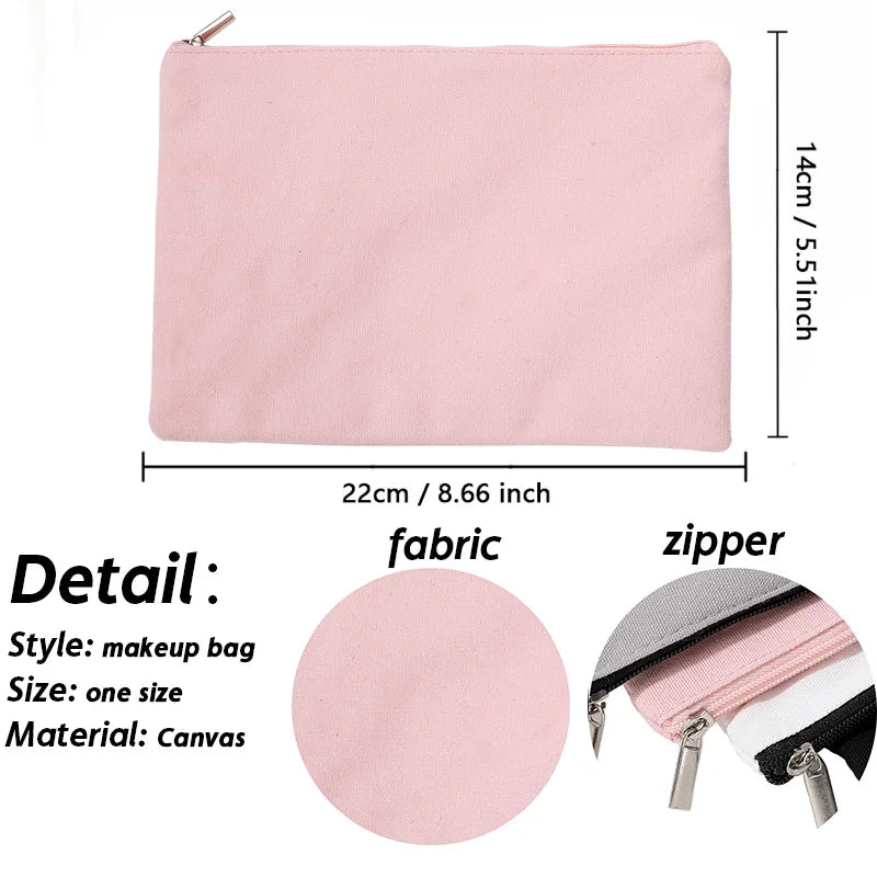 Floral Letter Print Bridesmaid Makeup Bag Cosmetic Bags Bridal Party Make Up Cas