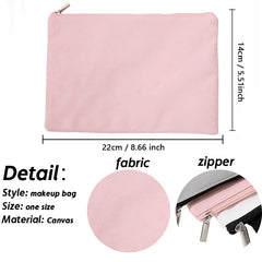 Floral Letter Print Bridesmaid Makeup Bag Cosmetic Bags Bridal Party Make Up Cas