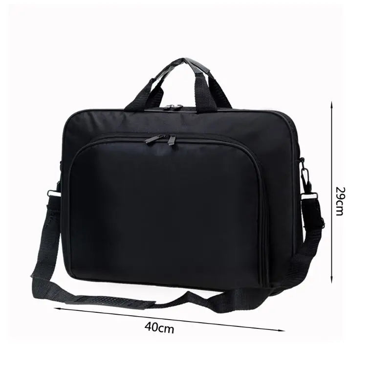 15.6 Inch Laptop Messenger Briefcase Bag for Business Office Men Women
