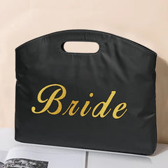 Bride Series Pattern Briefcase Business File Bag Handbag