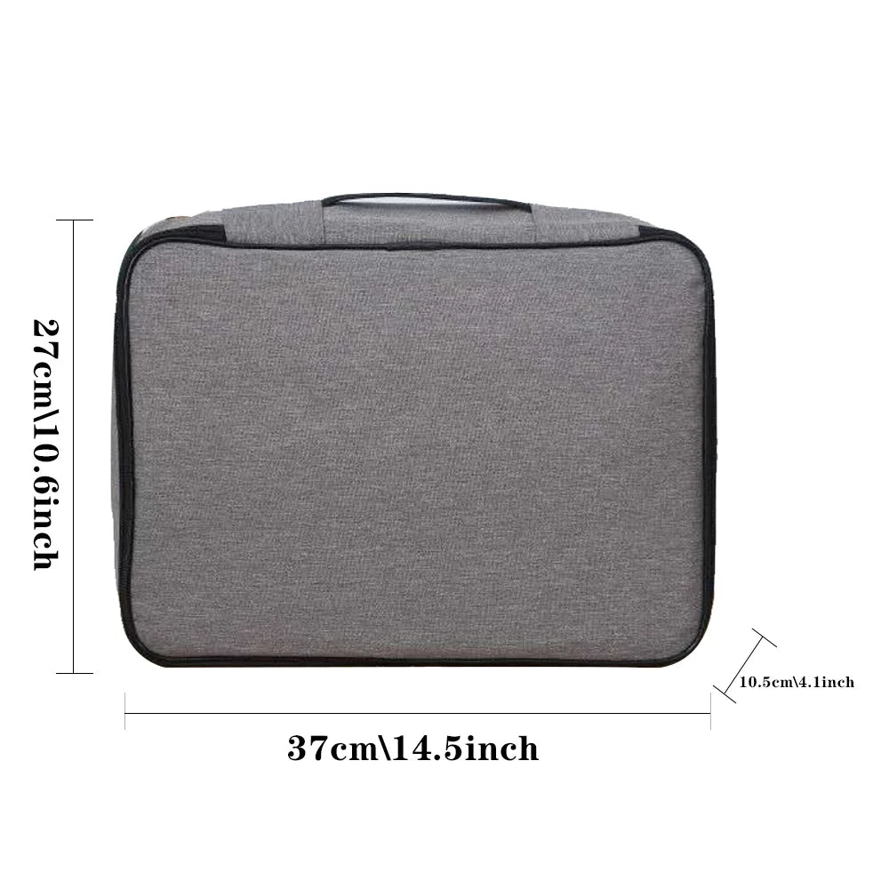 Cartoon Print Travel Document Organizer Waterproof Bag