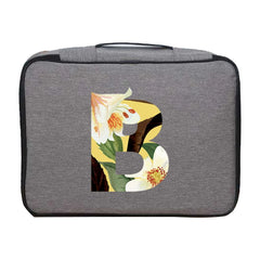 Floral Print Waterproof Document Organizer Handbag