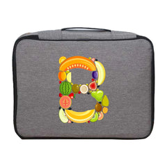Fruit Print Waterproof Briefcase Handbag for Travel, Men and Women