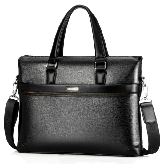 Men Leather Laptop Bag Crossbody Bags for Women Office Briefcase Shoulder