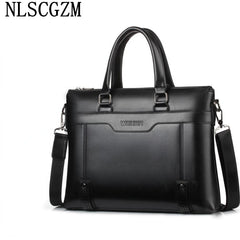 Leather Laptop Bag for Men - Stylish Crossbody Office Bag