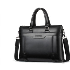 Leather Laptop Bag for Men - Stylish Crossbody Office Bag