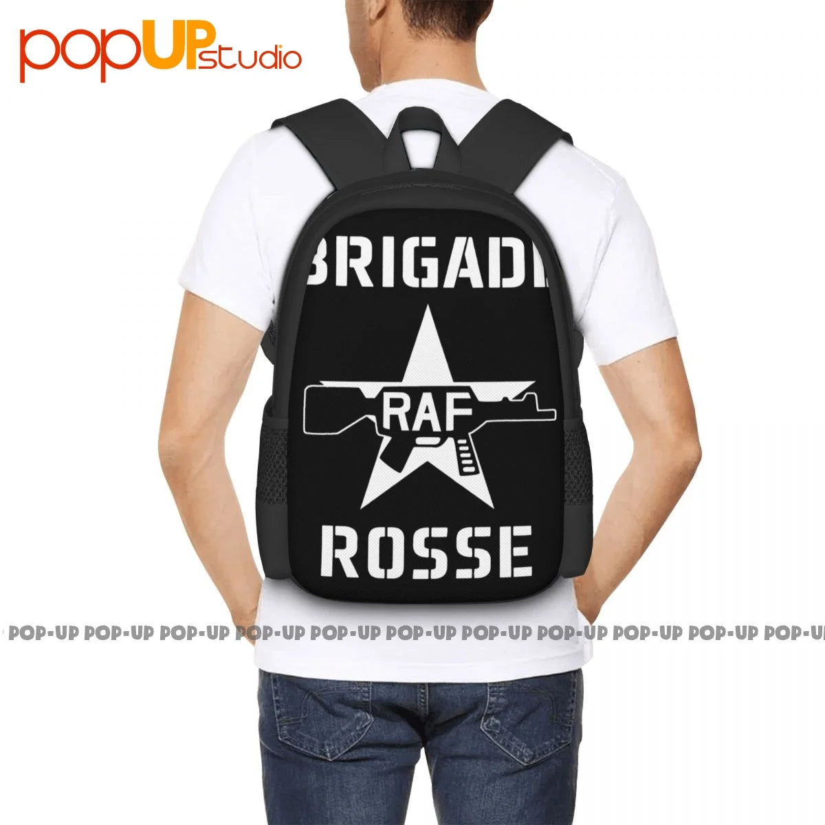 Brigade Rosse Worn By Joe Strummer Backpack Large Capacity