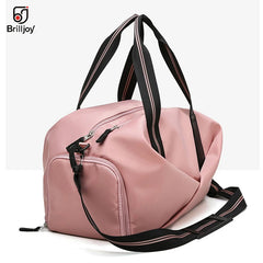 Women Gym Bag Sports Fitness Training Bags for Shoes Travel Dry And Wet Yoga Mat