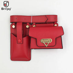 Women's Leather Belt Bags Waist Bag & Phone Pouch