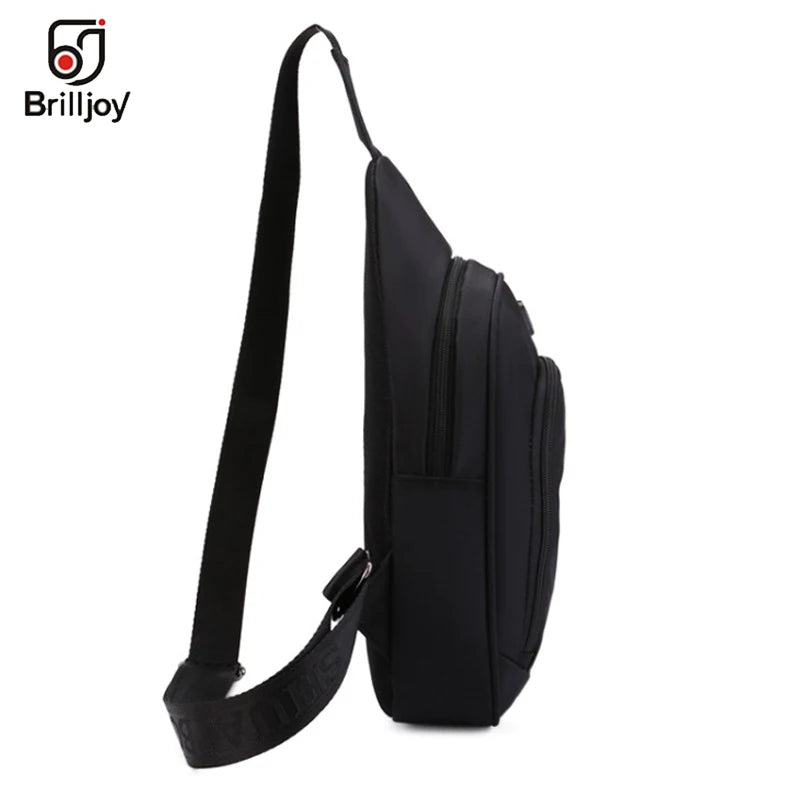 Men's Crossbody Bag Waterproof Nylon Single Shoulder Strap 2019New