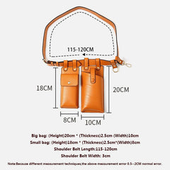 Women Waist Belt Bag Leather Crossbody Chest Bags Girl Fanny Packs