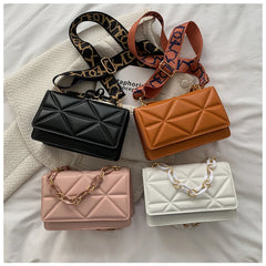 Broadband Casual Bag Women Shoulder Square Bag Messenger Bag