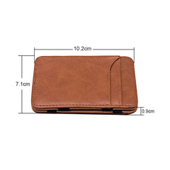 Brown Vintage Halloween Skull Pumpkin Leather Magic Wallets
