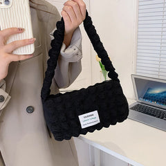 Summer Shoulder Bag for Women Portable Handbag Sweet Girls Shopping Tote