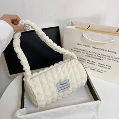 Summer Shoulder Bag for Women Portable Handbag Sweet Girls Shopping Tote
