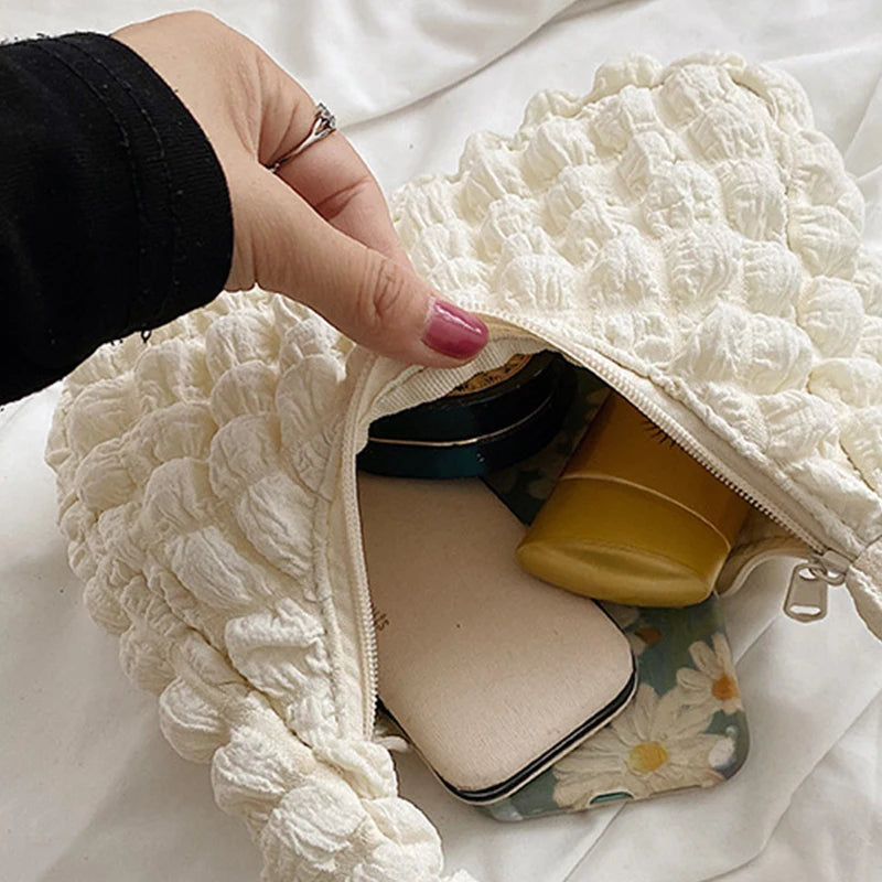 Sweet Girls Shoulder Bag Underarm Clutch Handbag Tote