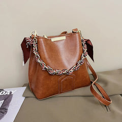 Bucket Bag Solid Small Bag Ins Autumn Japanese And Casual Bag Messenger Bag Wome