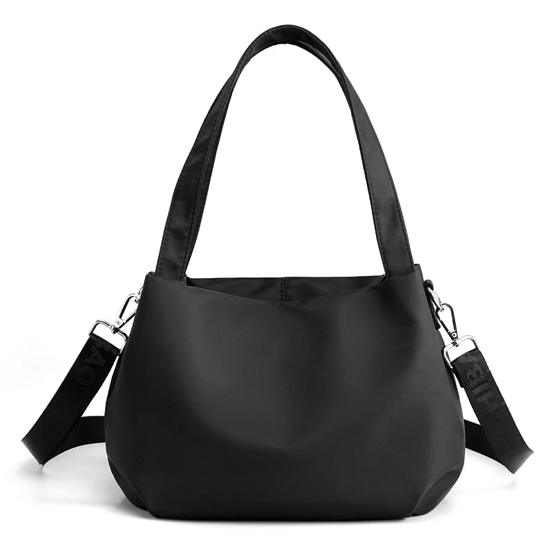 Nylon Waterproof Bucket Crossbody Bag for Women