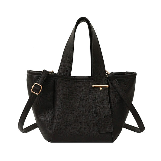 Soft Leather Bucket Shoulder Bag Crossbody Totes Messenger Bag
