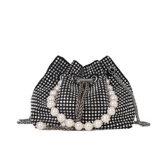 Diamond Bucket Bag Women's Large Capacity Single Shoulder Messenger