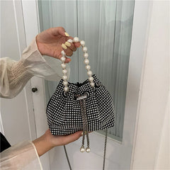 Diamond Bucket Bag Women's Large Capacity Single Shoulder Messenger
