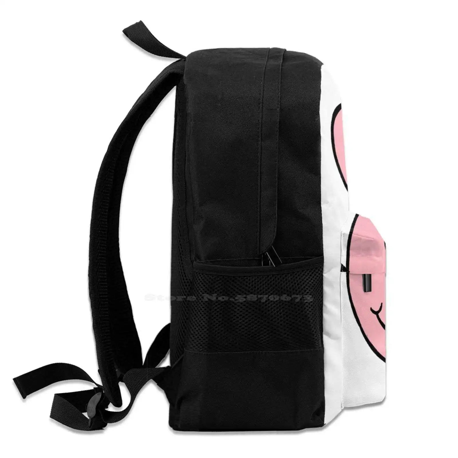 Bunny Let's Play Until We Died School Bag Big Capacity Backpack