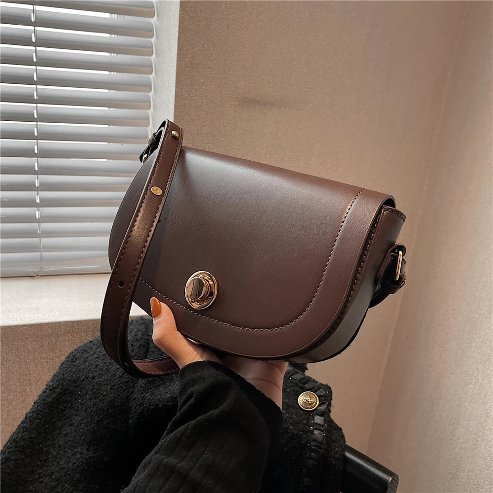 Vintage Twist Lock Crossbody Purse Ladies Handbags