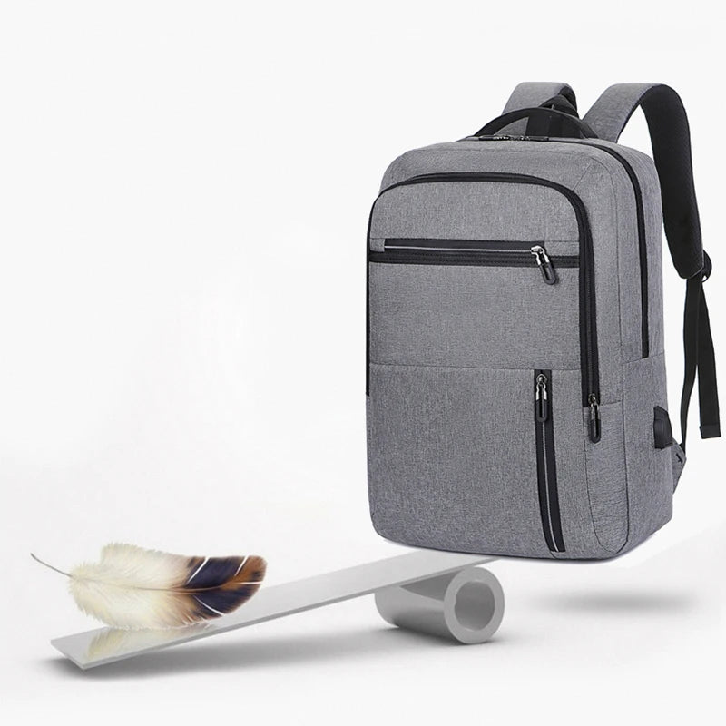 Waterproof Multifunctional Laptop Backpack USB Charging Rucksack