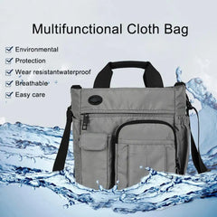 Men's Crossbody Laptop Bag with Zipper Pocket