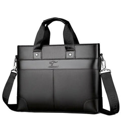 Men's Leather Laptop Briefcase Messenger Bags