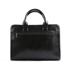 PU Leather Laptop Briefcase 13-14 inch Waterproof Tote Handbag