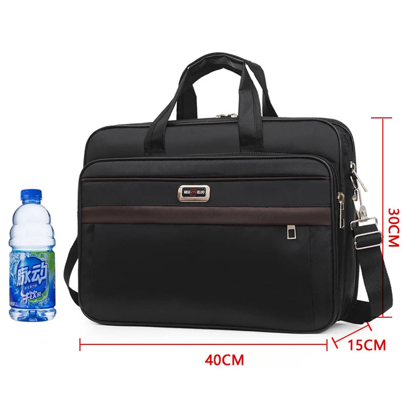Business Trips Essential Briefcase Multifunction Travel Document Laptop Storage