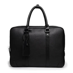 Men's Leather Briefcase Laptop Bag Tote Handbag