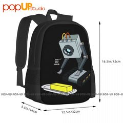 Butter Robot Cotton Game You Pass Butter Backpack Large Capacity School Softback