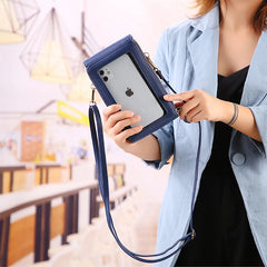 Women's Soft Leather Cell Phone Purse Handbag Crossbody Shoulder Bag