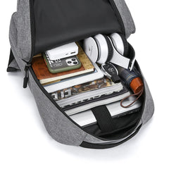 Buylor Business Men's Backpack Multi-function USB Charging Laptop Bag