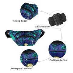 Waterproof Fanny Pack Men Women Waist Bag Zipper Pouch Travel Hiking
