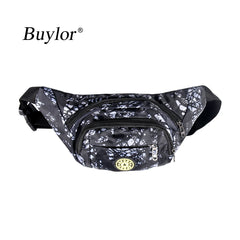 Waterproof Fanny Pack Men Women Waist Bag Zipper Pouch Travel Hiking