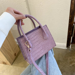 Buylor Crossbody Bags Crocodile Pattern Handbag Lady PU Leather Shoulder Bag