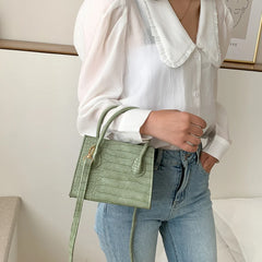 Buylor Crossbody Bags Crocodile Pattern Handbag Lady PU Leather Shoulder Bag