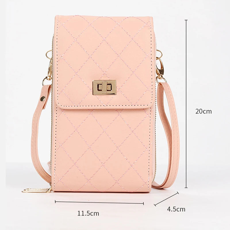 Buylor Large Capacity Touch Screen Handbags Soft Leather