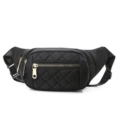 Women Nylon Waist Bag Running Fanny Pack Waterproof Hip Bum